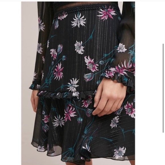 Anthropologie Donna Morgan High-Neck Floral Dress - Picture 3 of 8